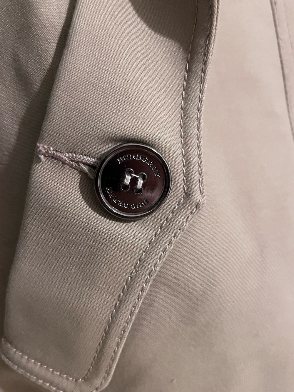 Burberry Cropped Double Breasted 3/4 Sleeve Trench Coat - Picture 4 of 8